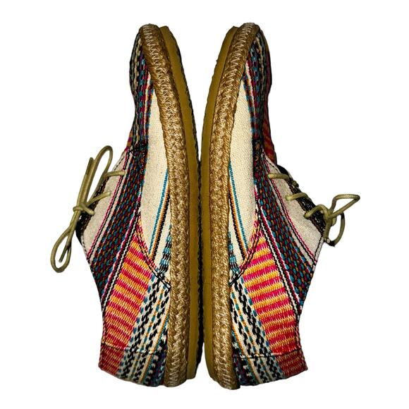Patara Women's Nomad Casual Rainbow Boho Espadrille Shoes Size 8 Hippie Woven - Picture 5 of 9